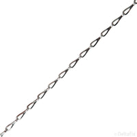 Deltafix patentketting 0,5mm vermessingd metaal per meter