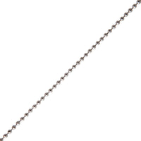 Deltafix kogelketting 3,6mm verchroomd metaal per meter