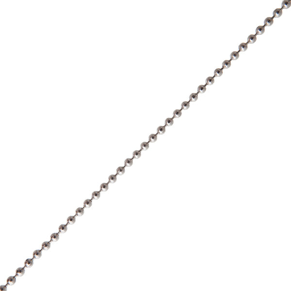 Deltafix kogelketting 3,6mm verchroomd metaal per meter