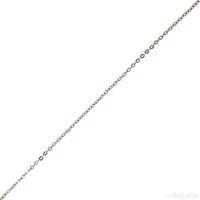 Deltafix forcaketting 1mm vernikkeld metaal per meter