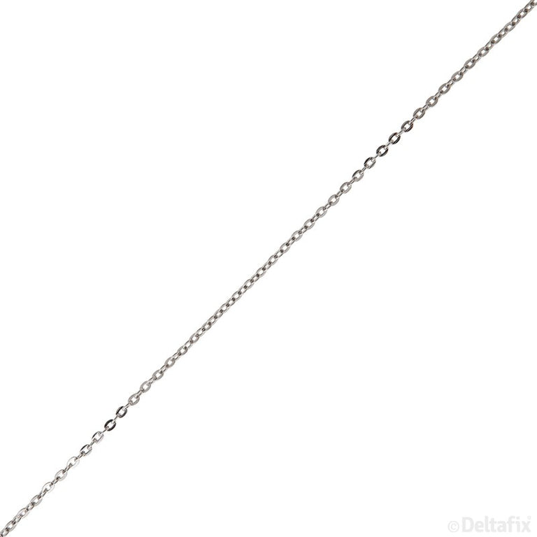 Deltafix forcaketting 1mm vernikkeld metaal per meter