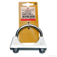 Uitlaatklem 54 mm x M8 verzink