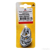 Deltafix noodschakel 6mm verzinkt staal 3st