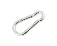 Deltafix karabijnhaak verzinkt zilver 10x100mm