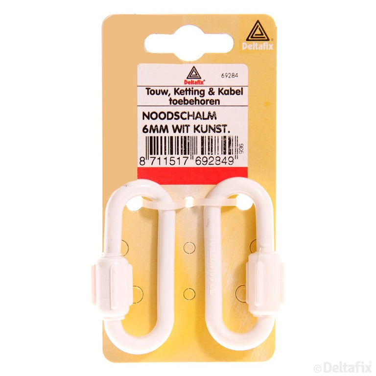 Deltafix noodschalm 6mm kunststof 2st