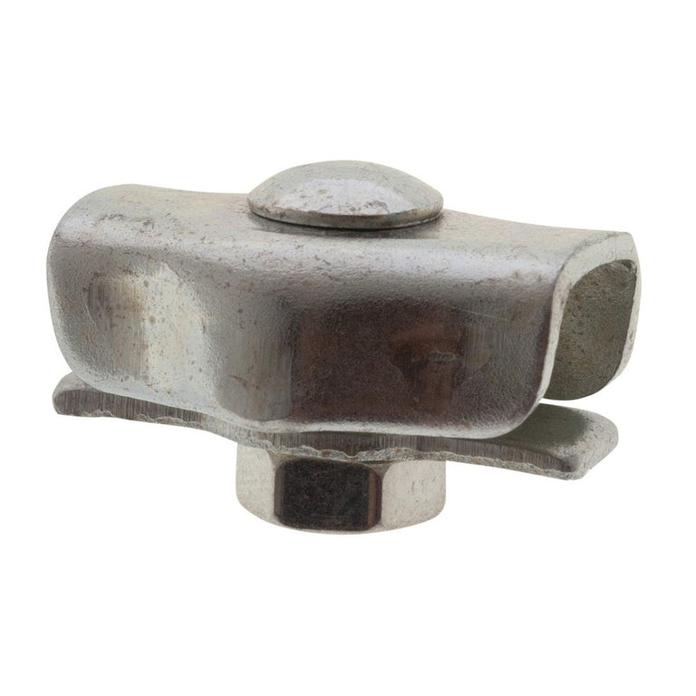 Deltafix staaldraadklem simplex 3mm verzinkt staal 2st