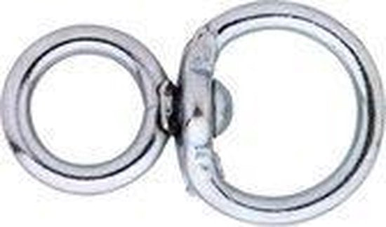 Deltafix wervel 10mm verzinkt staal