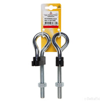 Deltafix schommelhaak verzinkt zilver m12x160mm 2st