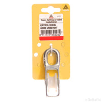 Deltafix hijskatrol 8mm verzinkt staal met kunstof wiel