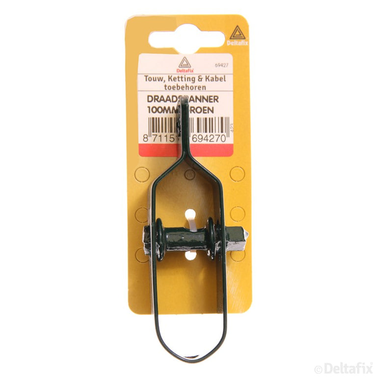 Deltafix draadspanner gecoat staal groen 10cm
