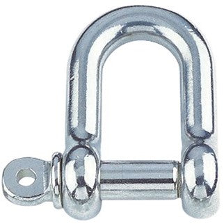 Deltafix D-sluiting RVS 4mm 2st