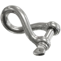 Deltafix D-sluiting RVS 6mm