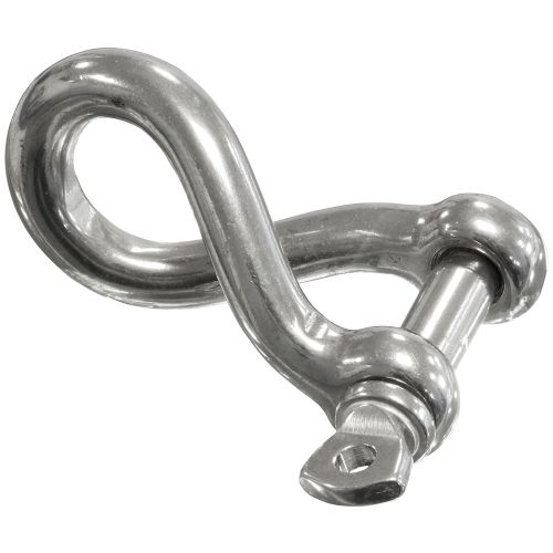Deltafix D-sluiting RVS 6mm