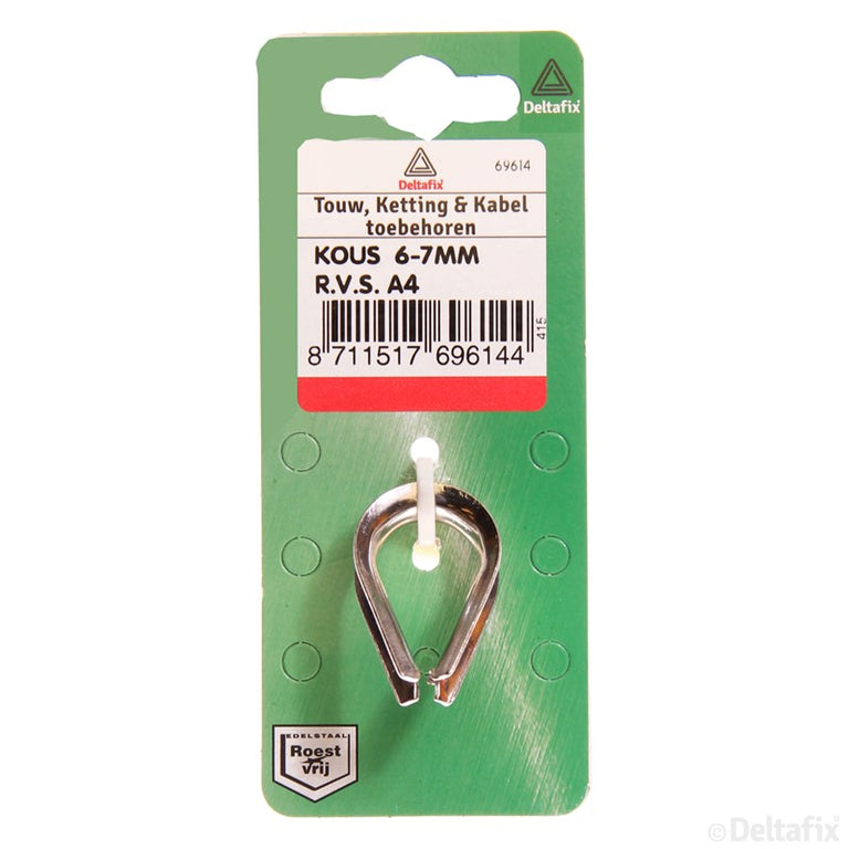 Deltafix puntkous RVS 6-7mm