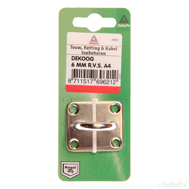 Deltafix dekoog RVS 6mm