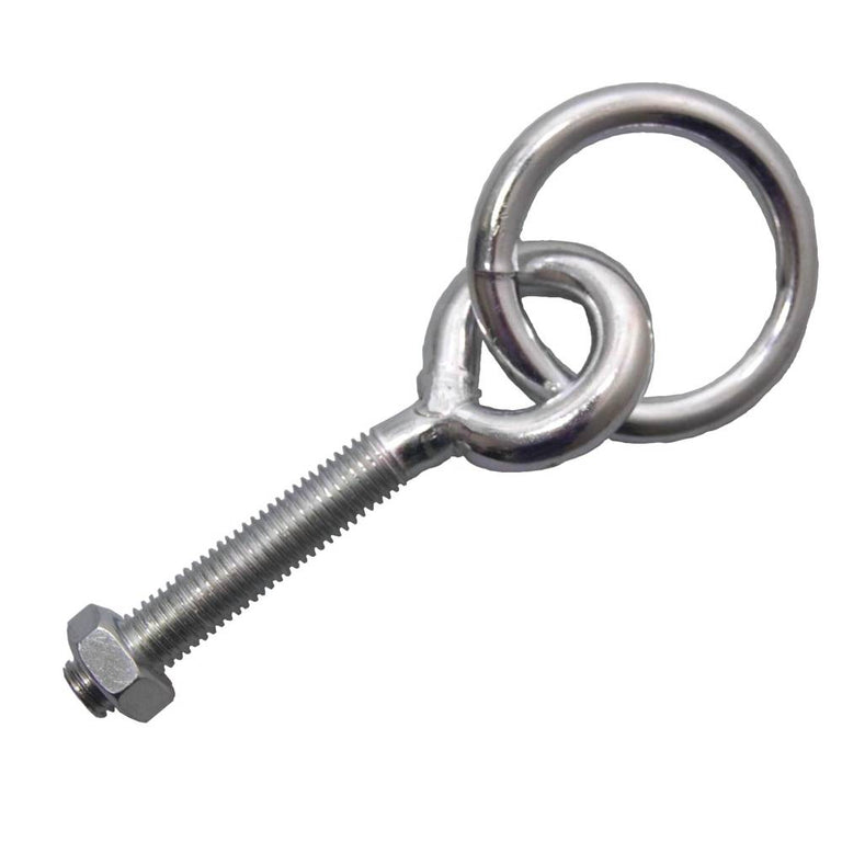 Deltafix aanlegring RVS 10x100mm