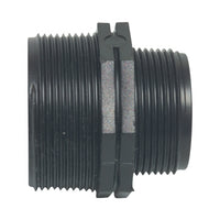 Nippel buitendraad pp 1d.x1/2d. 10bar zw