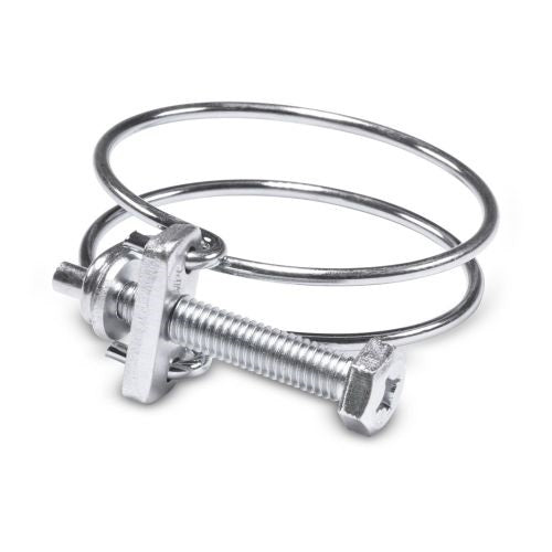 Deltafix draadslangklem met schroef verzinkt ⌀ 19mm-⌀ 22mm 2st