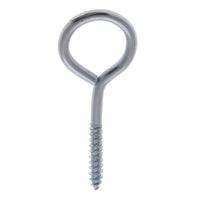 Deltafix schroefoog verzinkt zilver 25x12mm 100st