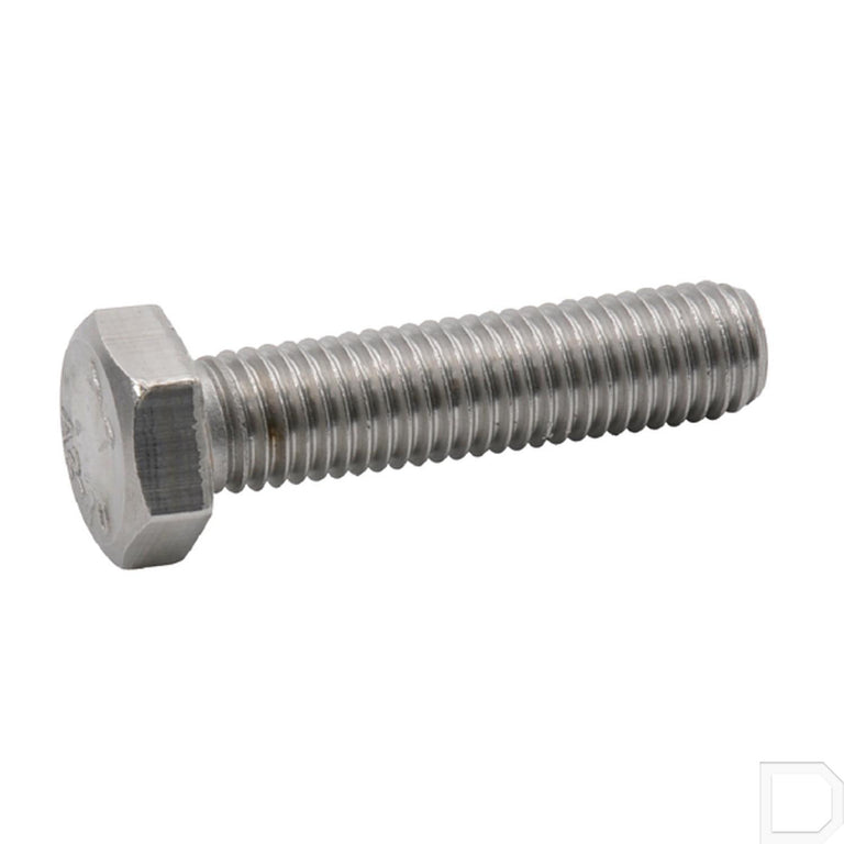Deltafix zeskanttapbout verzinkt staal M6x30mm