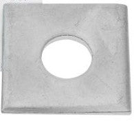 Deltafix sluitplaat zilver vierkant staal M12x40mm