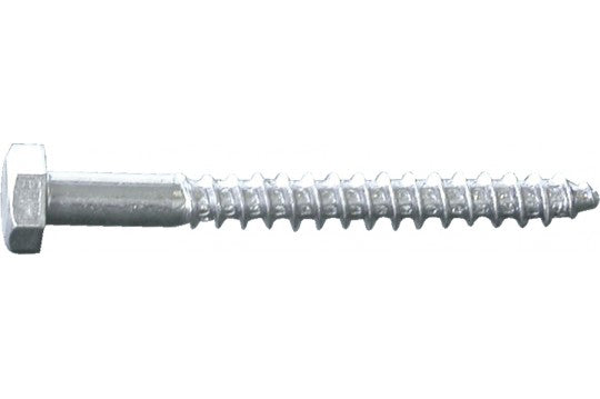 Deltafix houtdraadbout verzinkt staal 6x100mm