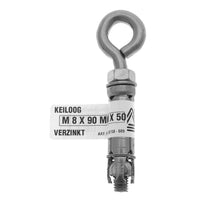 Deltafix keiloog verzinkt M6x70x40cm