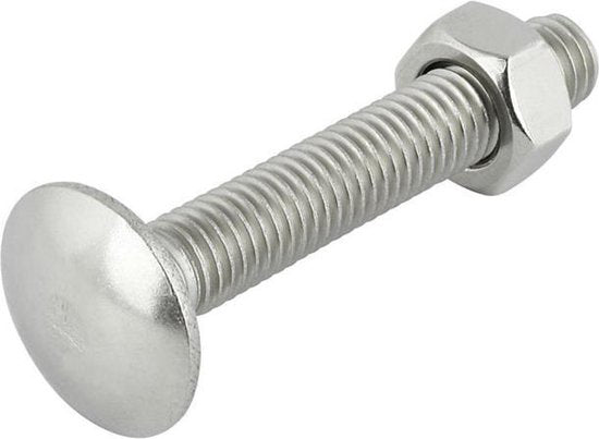 Deltafix slotbout RVS M8x40mm