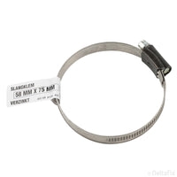 Slangklem verzinkt 58x75mm