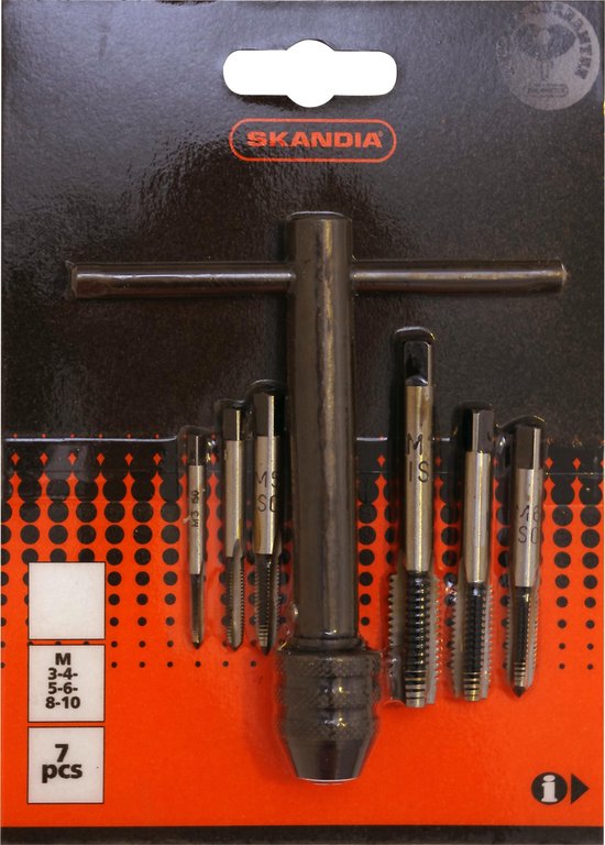 Skandia tappenset M3-M10 7-delig