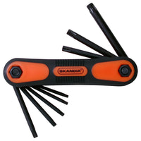 Skandia Torx inbussleutel zakmesmodel 8-delig