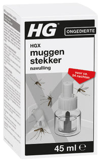 HG muggenstekker navul 45ml