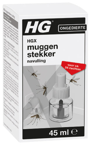 HG muggenstekker navul 45ml