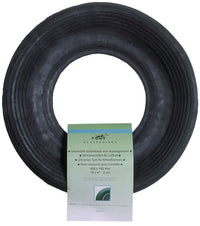 Fort kruiwagenband rubber zwart 8cm