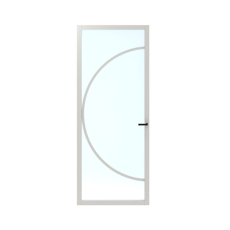 CanDo Elegant Flow binnendeur ELG2-BC03 opdek rechts incl.glas 88x211,5cm