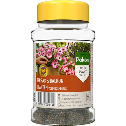 Pokon Terras & balkon voedingskegels 40st