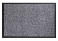 Hamat schoonloopmat Twister wasbaar grijs 60x90cm