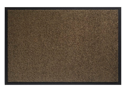 Hamat schoonloopmat Twister wasbaar teak 60x90cm