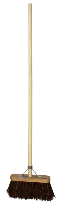 Hendrik Jan bezem 28cm bassine met steel 140cm