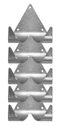 Hendrik Jan gereedschaphaak metaal 15x5,5x18cm 5st