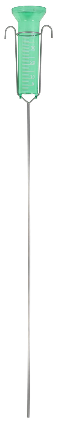 Hendrik Jan regenmeter kunststof, metaal groen 78cm