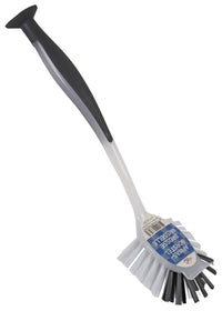 Clean Home afwasborstel met zuignap kunststof met steel 24,7cm 7cm