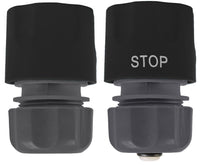 Talen slangkoppelingset kunststof 1/2" 2-dlg