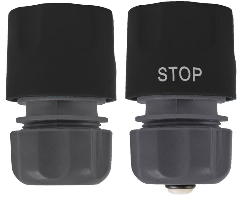 Talen slangkoppelingset kunststof 1/2" 2-dlg