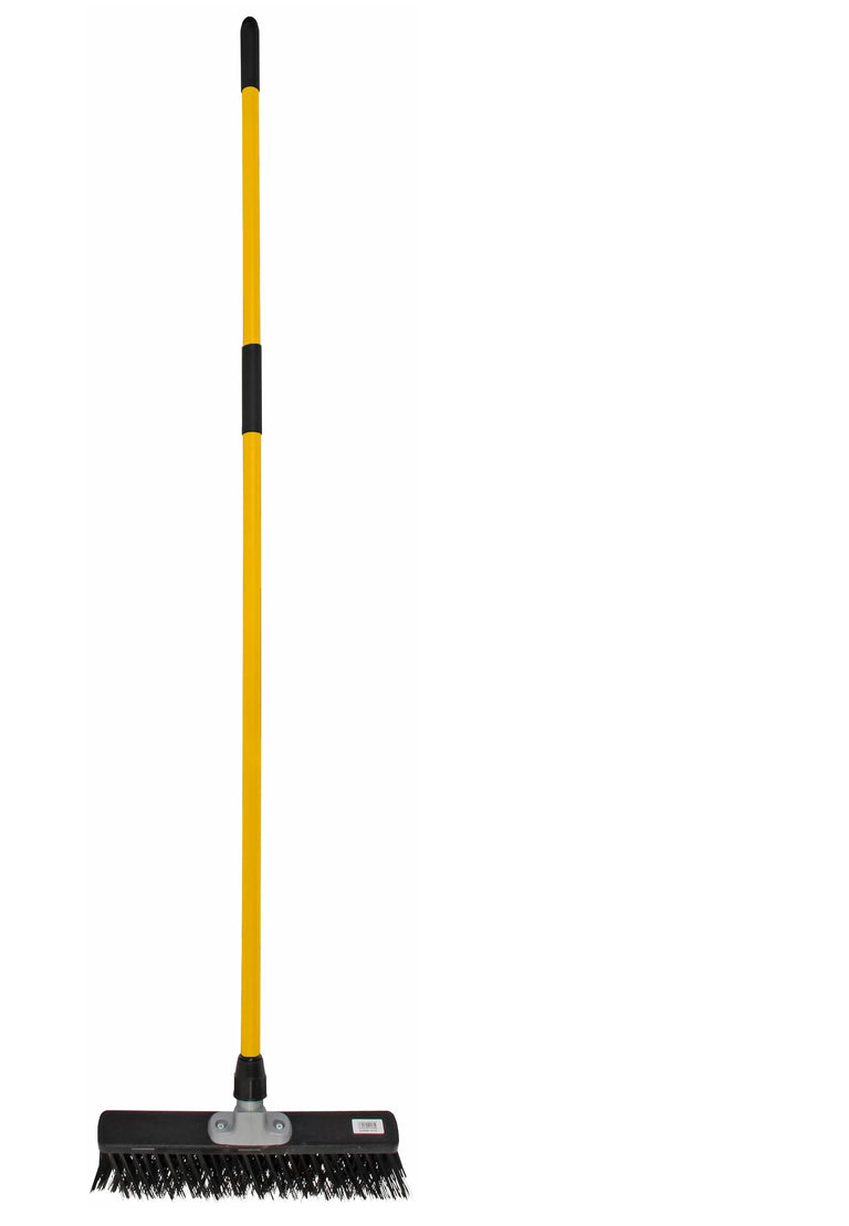 Hendrik Jan bezem 28cm kunststof met steel 120cm