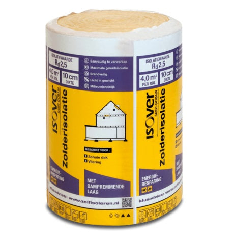 Isover glaswollen zolderisolatie 667x60x10cm