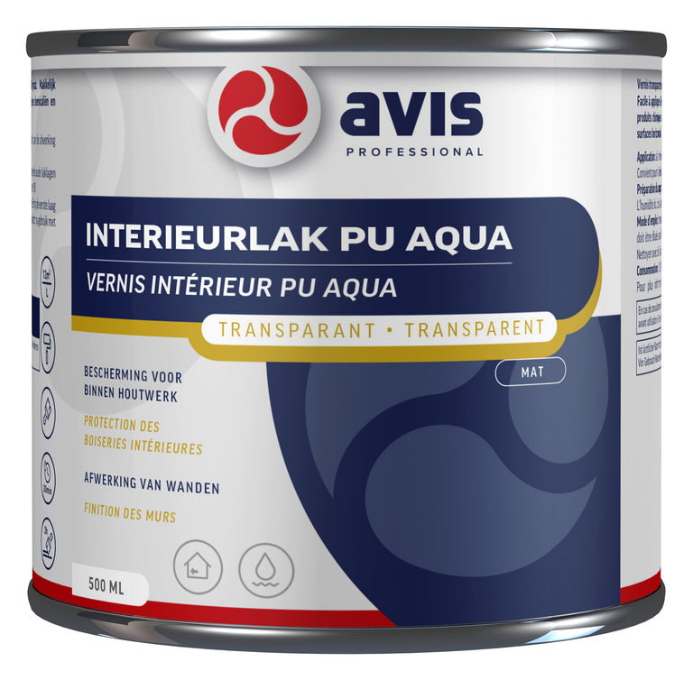 Avis Aqua lak mat blank 500ml