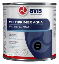 Avis Aqua multiprimer mat zwart 250ml