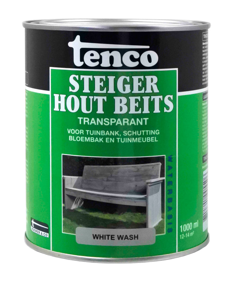 Tenco steigerhoutbeits white wash 1L
