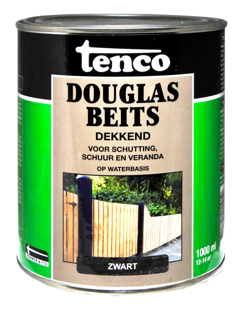 Tenco Douglas beits zwart 1L